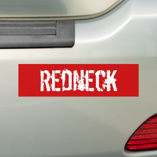 Roodnek Bumpersticker (Op auto)