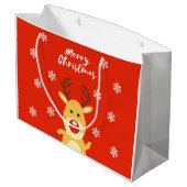 Roodneusdeerb Groot Cadeauzakje (Achterkant Gekanteld)