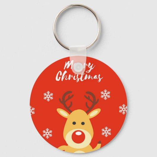 Roodneusdeerb Sleutelhanger (Voorkant)