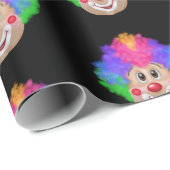 Roodneusklauw op zwart cadeaupapier (Rol Hoek)