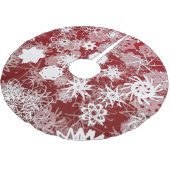 Roodnevelrok Kerstboom Rok (Gekanteld)