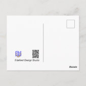 Roodogige Bontgekleurde Nachtkikker Bedankt Ansich Briefkaart (Achterkant)