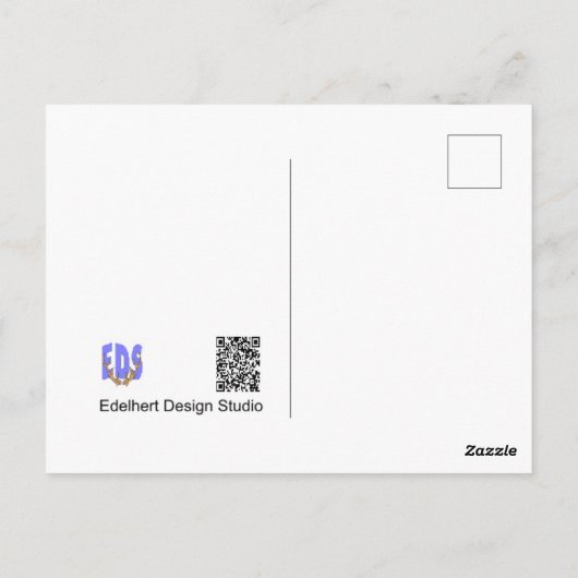 Roodogige Bontgekleurde Nachtkikker Bedankt Ansich Briefkaart (Achterkant)