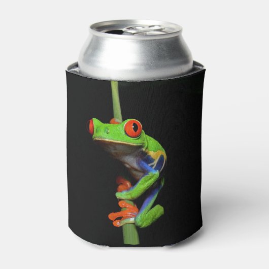 Roodogige Geschilderde Boomkikker Blikjeskoeler (Blikje Voorkant)