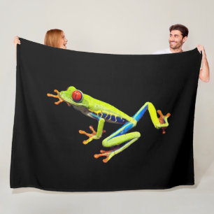 Roodogige geschilderde boomkikker fleece deken