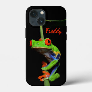 Roodogige Geschilderde Boomkikker Persoonlijke Naa Case-Mate iPhone Case