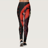 Roodogige Horror Leggings (Achterkant)