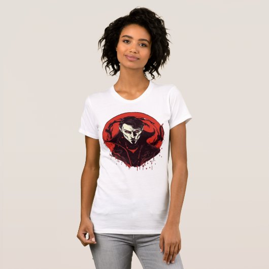 Roodogige Horror T-shirt (Voorkant volledig)
