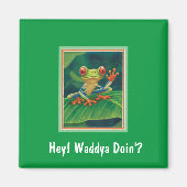 roodoogige boomkikkermagneet magneet (Voorkant)