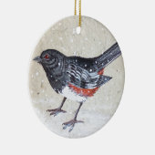 Roodoogtoeviaar Keramisch Ornament (Rechts)