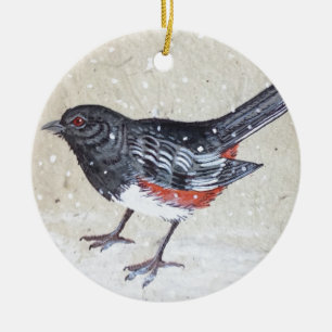 Roodoogtoeviaar Keramisch Ornament