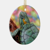 Roodoorschildpad Keramisch Ornament (Rechts)