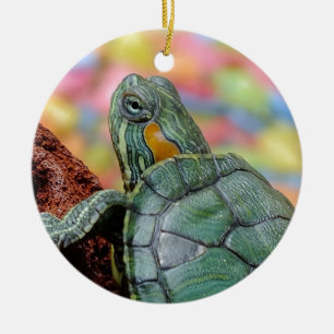 Roodoorschildpad Keramisch Ornament