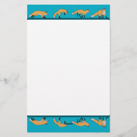 Roodoxes Briefpapier (Achterkant)