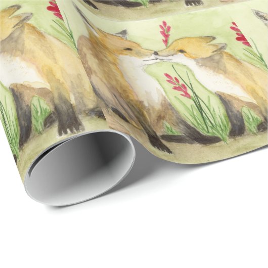 Roodoxes Cadeaupapier (Rol Hoek)