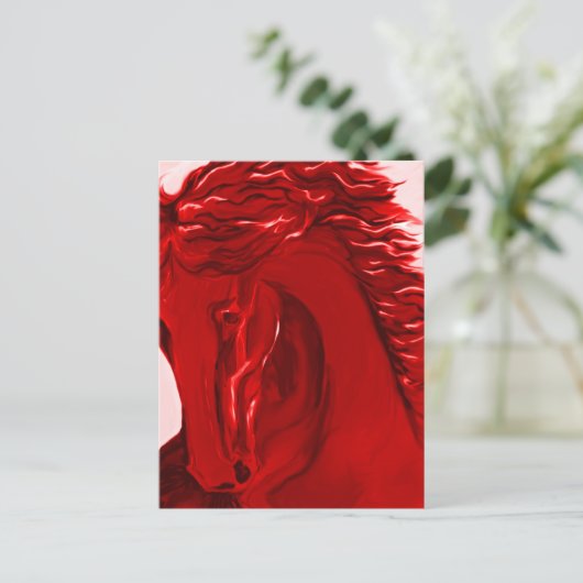 Roodpaarden Briefkaarten 21 (Staand voorkant)