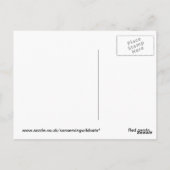 Roodpanda-briefkaart Briefkaart (Achterkant)