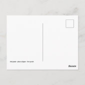 Roodpanda loopt op een tak briefkaart (Achterkant)