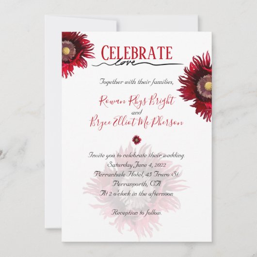 Roodpapaver Kaart (Voorkant)