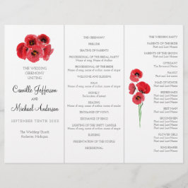 Roodpapaver-trouwprogramma