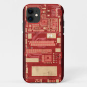Roodpcb-circuit Case-Mate iPhone Case (Achterkant)