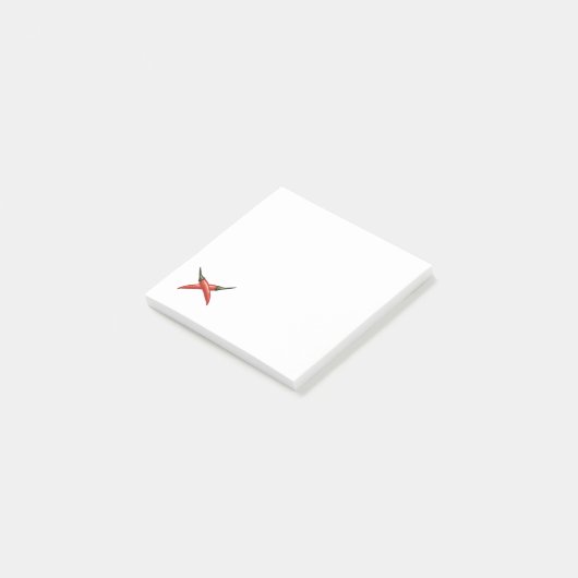 Roodpepers Post-it® Notes (Schuin)