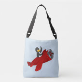 Roodpinguïn cartoon crossbody tas (Voorkant)