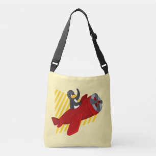 Roodpinguïn cartoon crossbody tas