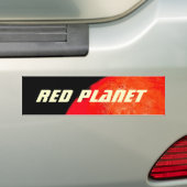 Roodplanetvorming Bumpersticker (Op auto)