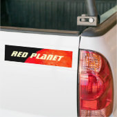 Roodplanetvorming Bumpersticker (Op Truck)