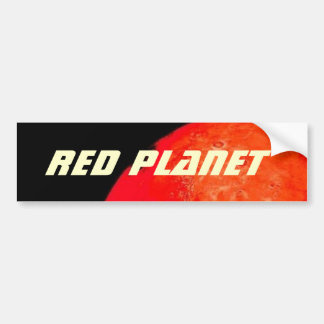 Roodplanetvorming Bumpersticker
