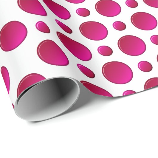 Roodpokkenpatroon Cadeaupapier (Rol Hoek)