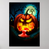 Roodpompoenbloed | AI Art Poster (Voorkant)