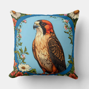 Roodpotige torenvalk Vogel Roofvogel Natuur Decor Kussen