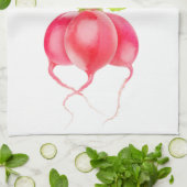 Roodradijzen Theedoek (Gevouwen)