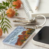 Roodraketten van Sedona Arizona met valkleuren Sleutelhanger (Voorkant Rechts)