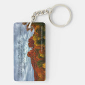 Roodraketten van Sedona Arizona met valkleuren Sleutelhanger (achterkant)