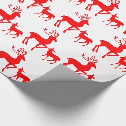 Roodrendier Cadeaupapier (Hoek)