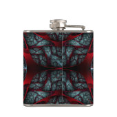 Roodrevolver-kolf Heupfles (Achterkant)