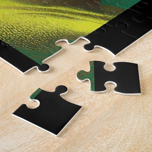 Roodrijdkap in het kat van het bos legpuzzel (Zijkant)