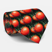 Roodrijpe tomaten op de wijnmarkt Natuur Stropdas (Opgerold)