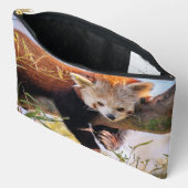 Roodrode panda etui (Open)