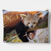Roodrode panda etui (Achterkant)