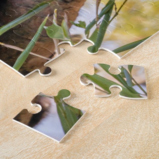 Roodrode panda legpuzzel (Zijkant)