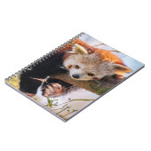 Roodrode panda notitieboek (Linkerzijde)