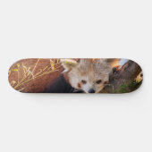 Roodrode panda persoonlijk skateboard (Horizontaal)