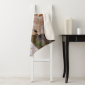 Roodrode panda sherpa deken (In situ)