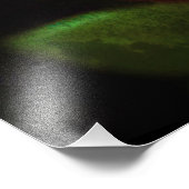 Roodrode roze door Shirley Taylor gekraakt Foto Afdruk (Hoek)