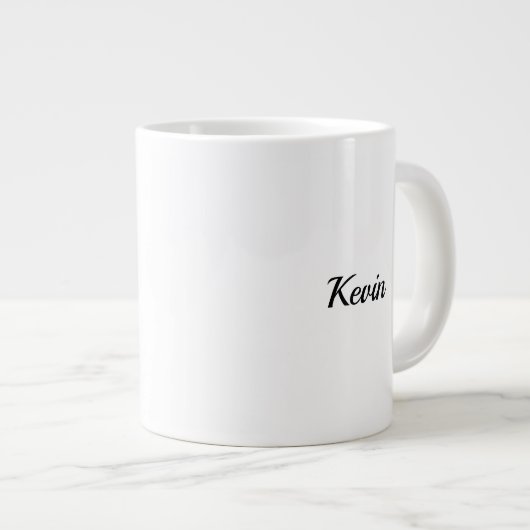 Roodrode Waterverf bruiloft Grote Koffiekop (Voorkant rechts)