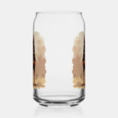 Roodroestbruine Dobermann Pinscher Hond Blikvorm Glas (Rechts)